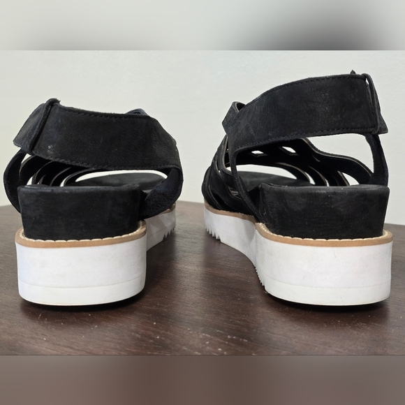 Eileen Fisher Hub Sandal In Black Women's Size 9 - Picture 7 of 12